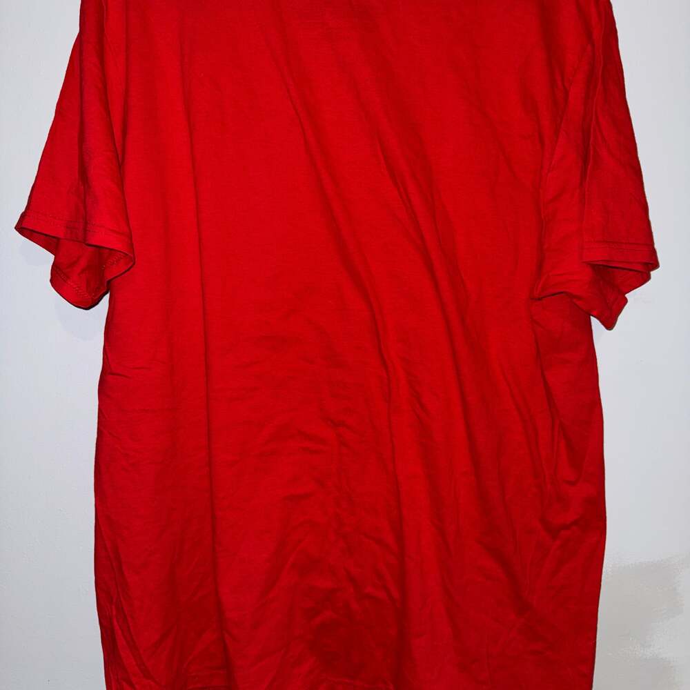 Disney Lilo & Stitch Unbothered Red Graphic T-Shirt - Picture 3 of 4